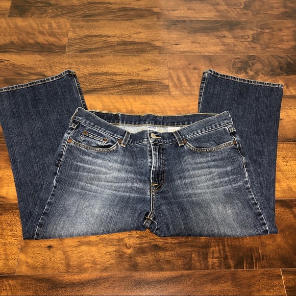 Lucky Brand Sweet n Low Crop Denim. - Picture 2 of 4